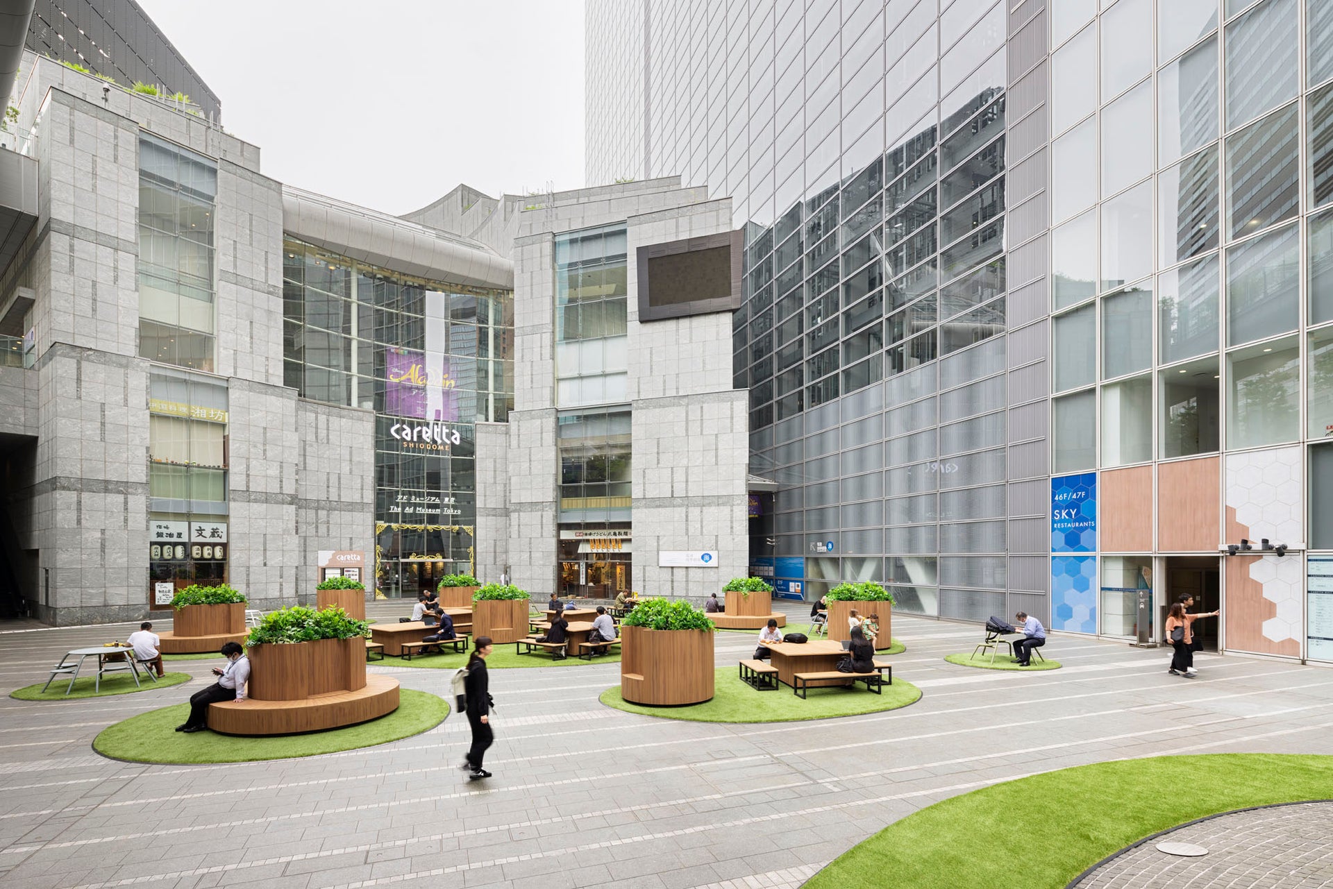 カレッタ汐留 エントランス リニューアル